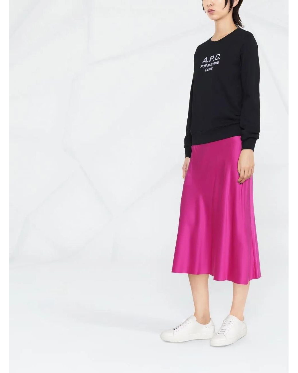 A.P.C. Black Sweatshirt With Logo
