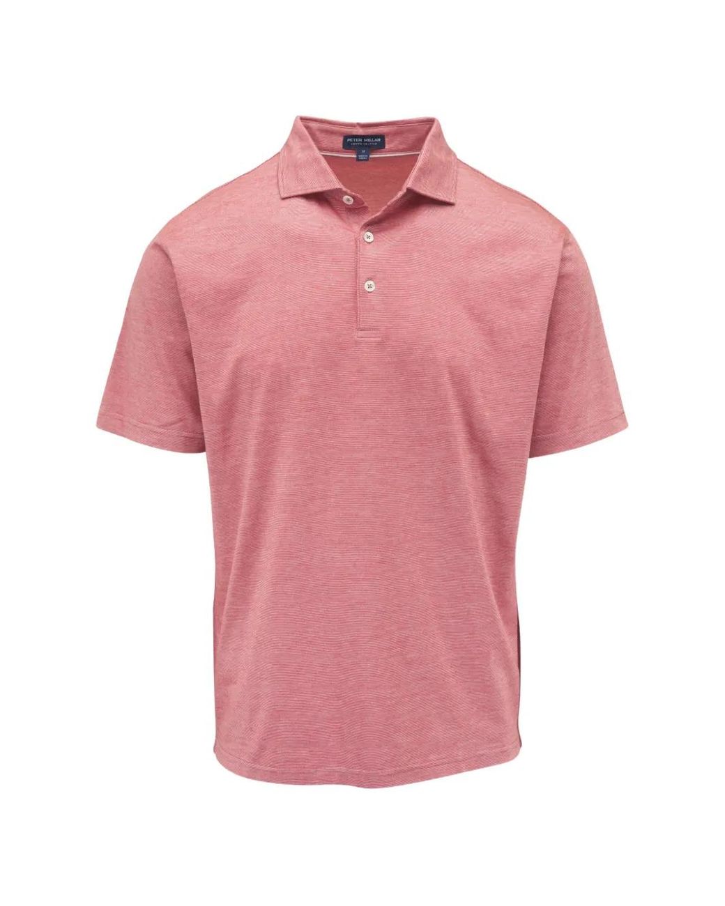Polo Con Cuello De Polo Peter Millar de hombre de color Pink