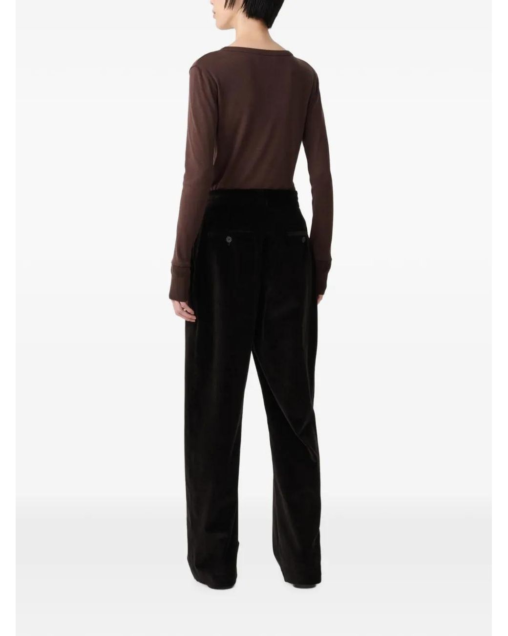 Studio Nicholson Brown Roane Polo Shirt