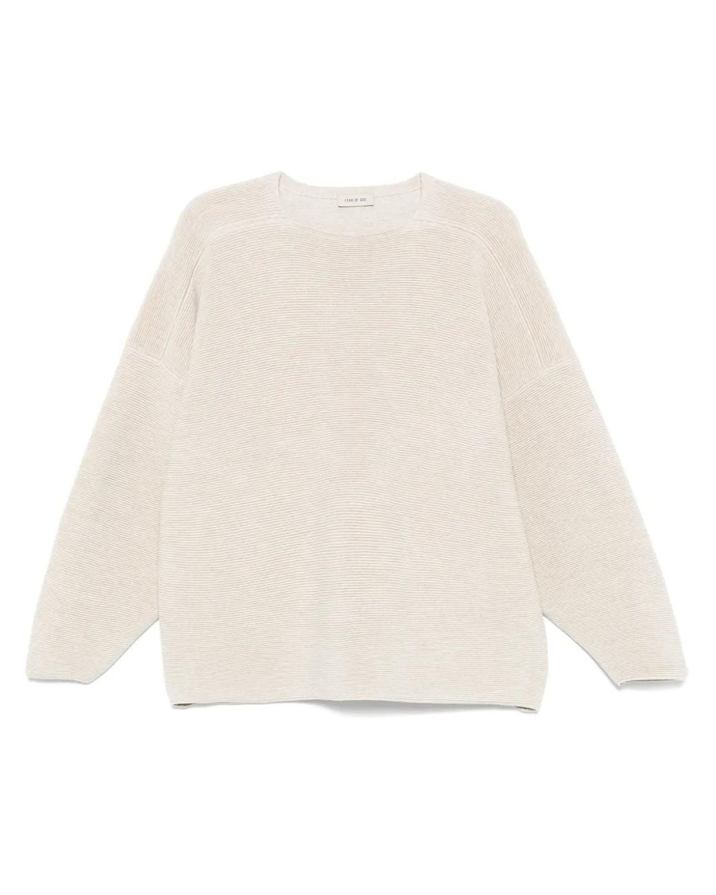 Fear Of God Natural Ottoman Straight Neck Sweater for men