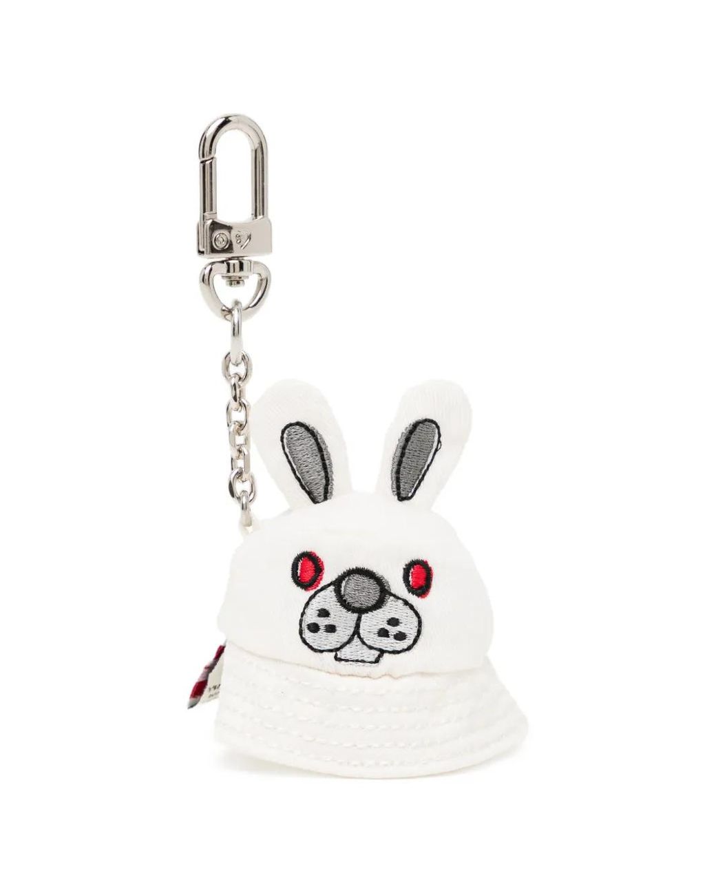 AAPE BY A BATHING AP White Rabbit Bucket-Hat Keyring