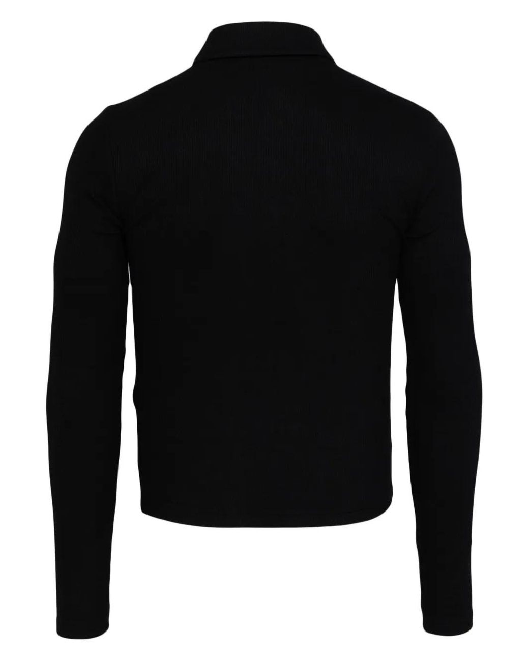 Egonlab Black Wool Button-Up Cardigan for men