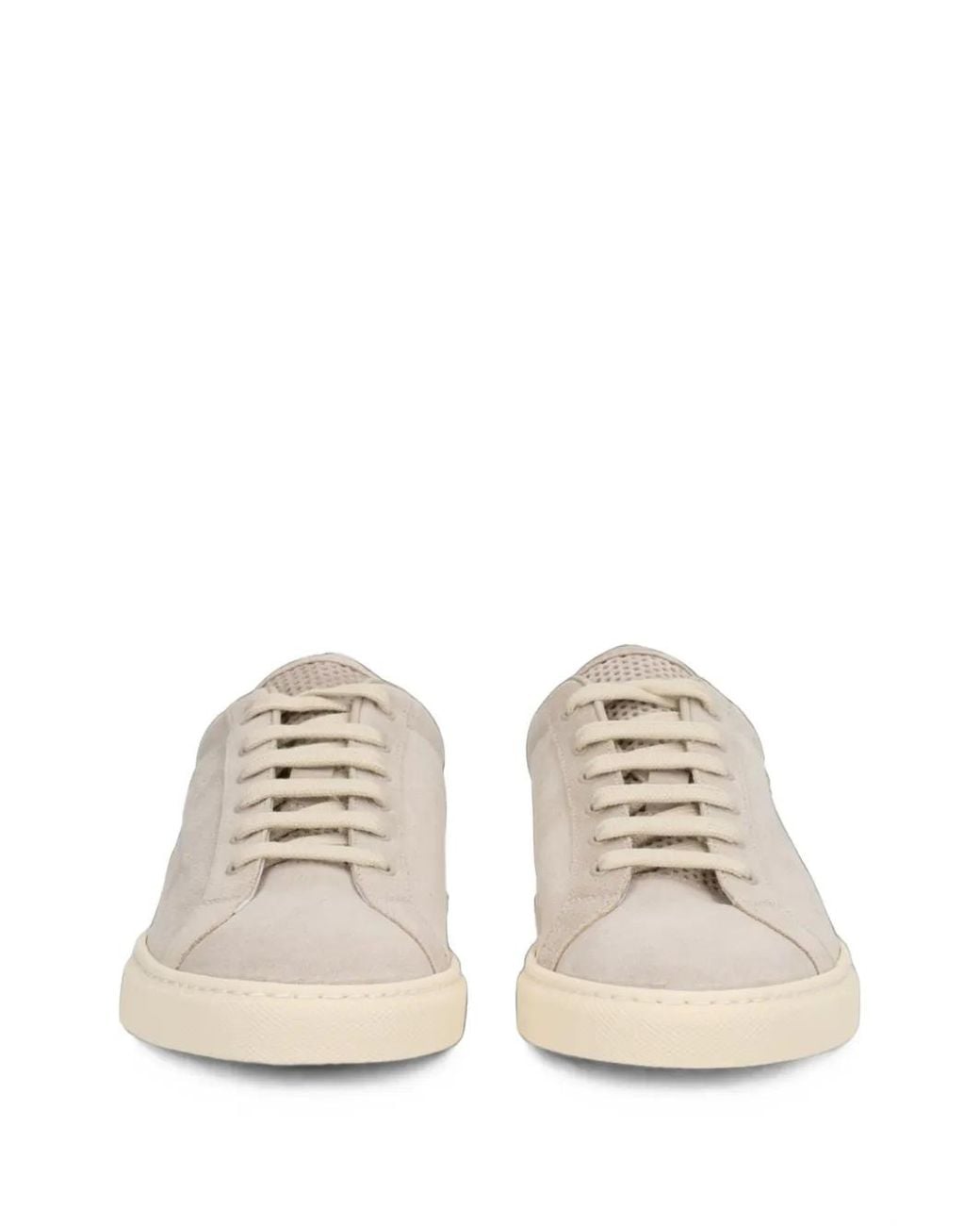 Common Projects Natural Retro Lace-Up Sneakers