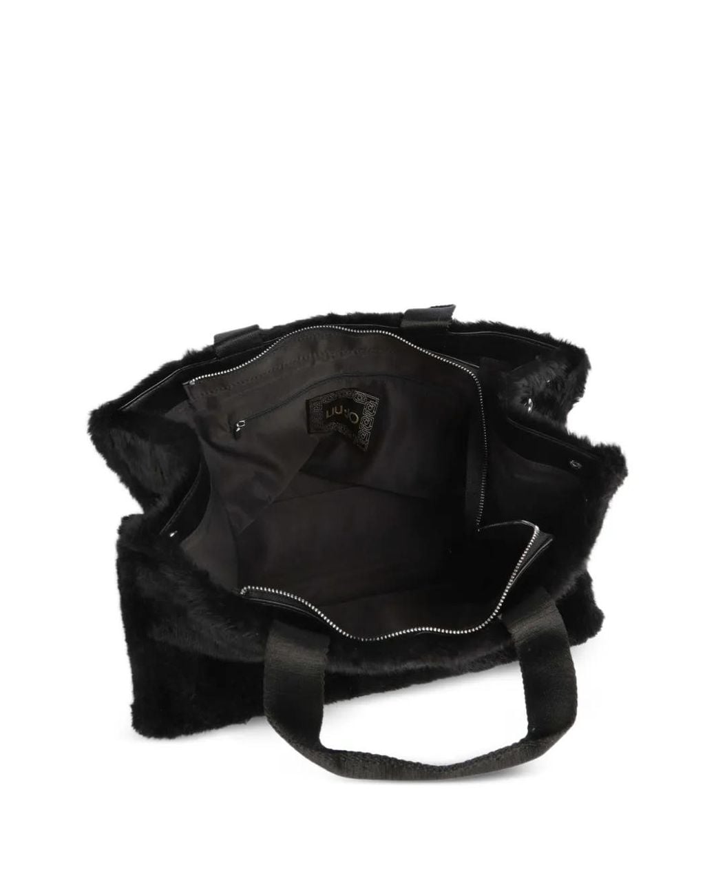 Liu Jo Black Large Teddy Tote Bag