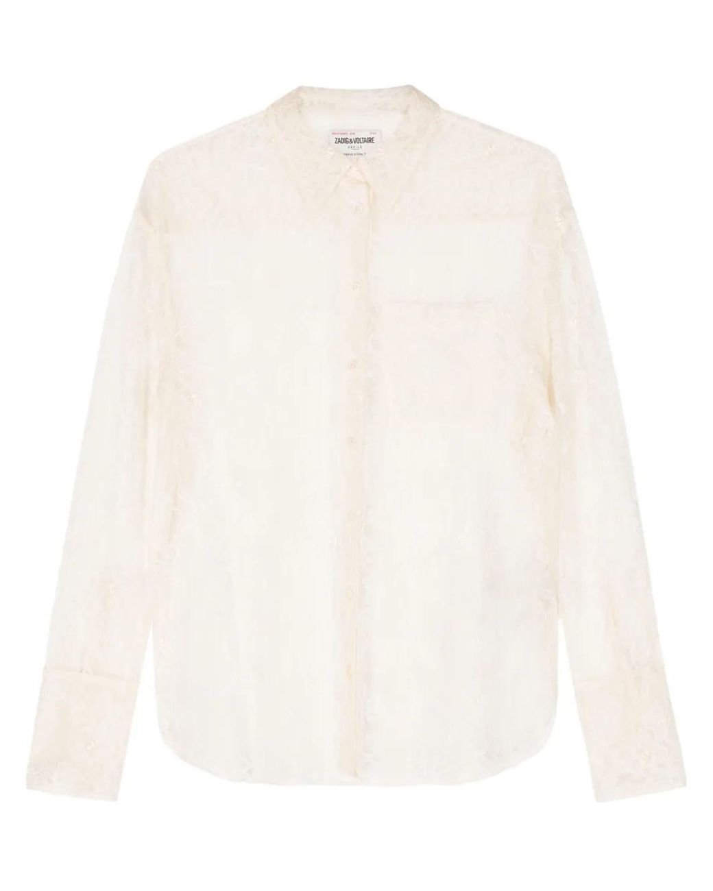 Zadig & Voltaire White Tyrone Lace
