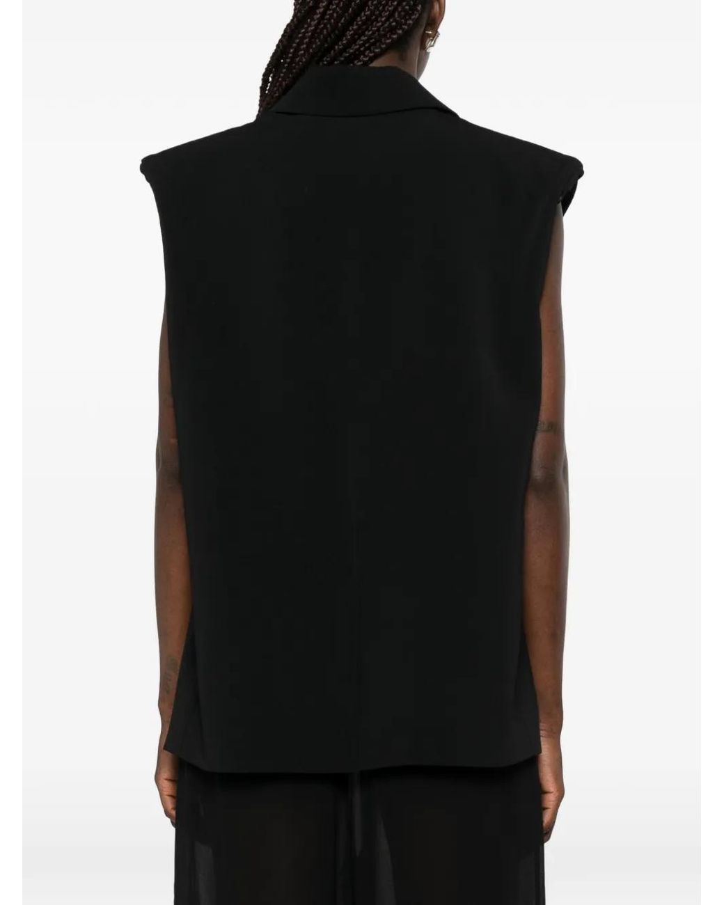 Chaleco De Vestir Bella Aniye By de color Black