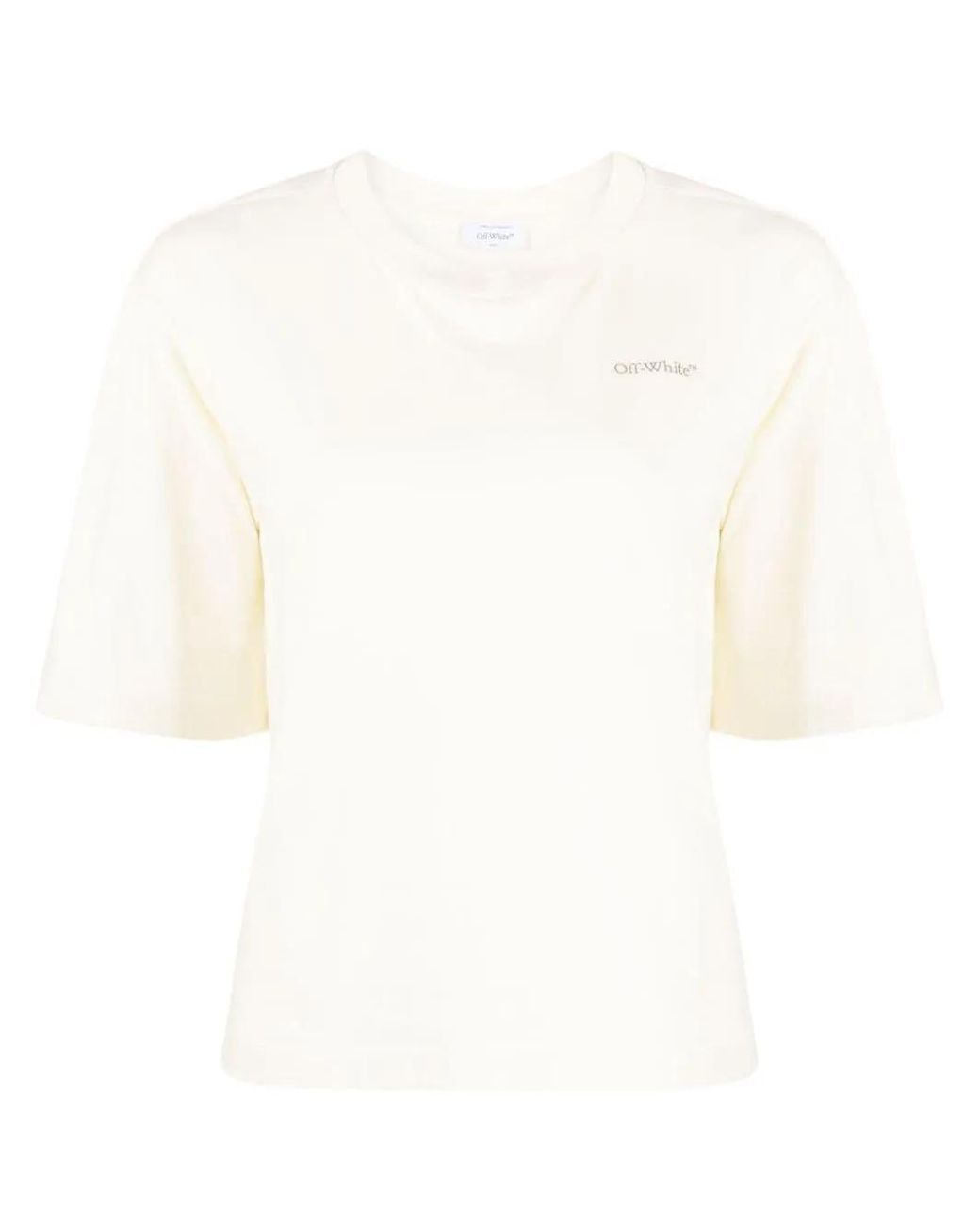 Off-White c/o Virgil Abloh White Walking Man Cotton T-shirt