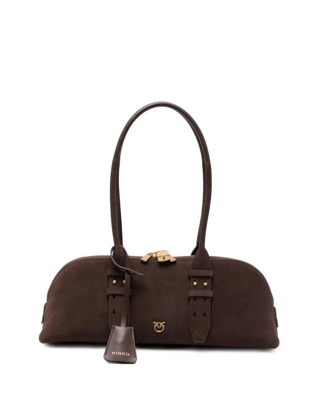 Pinko Brown Escape Tote Bag