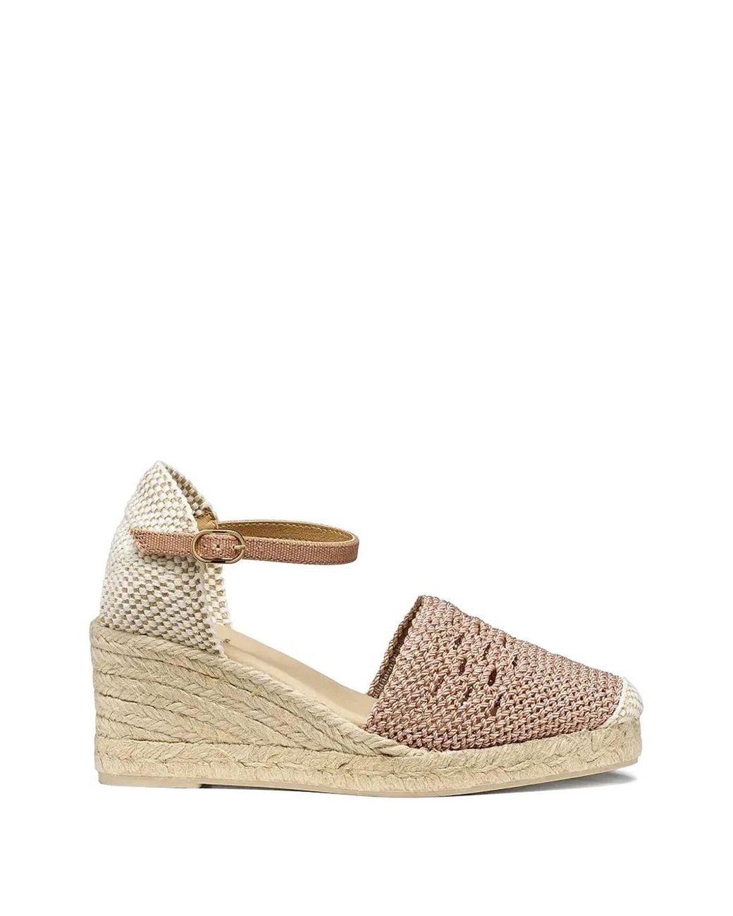 Geox Natural Gelsa Low Wedge Espadrilles