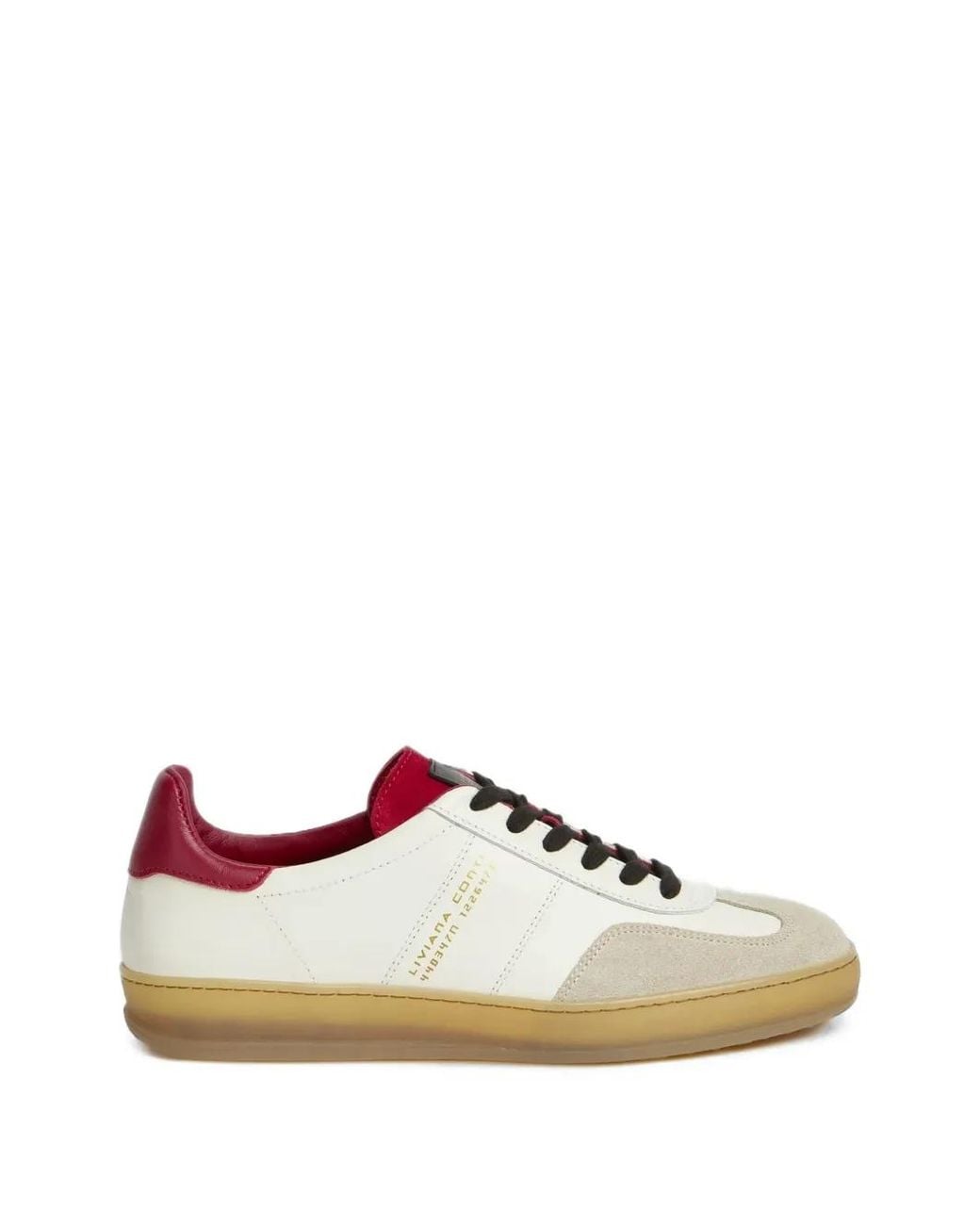 Liviana Conti White Delia Logo-Print Panelled Sneakers