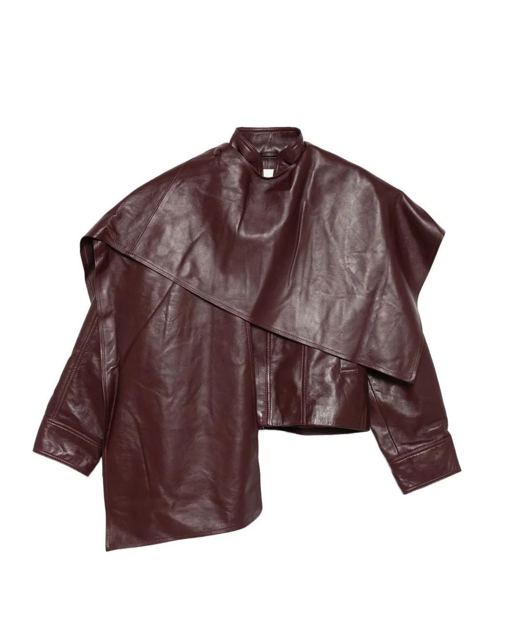 DUCIE Brown Naomi Leather Jacket