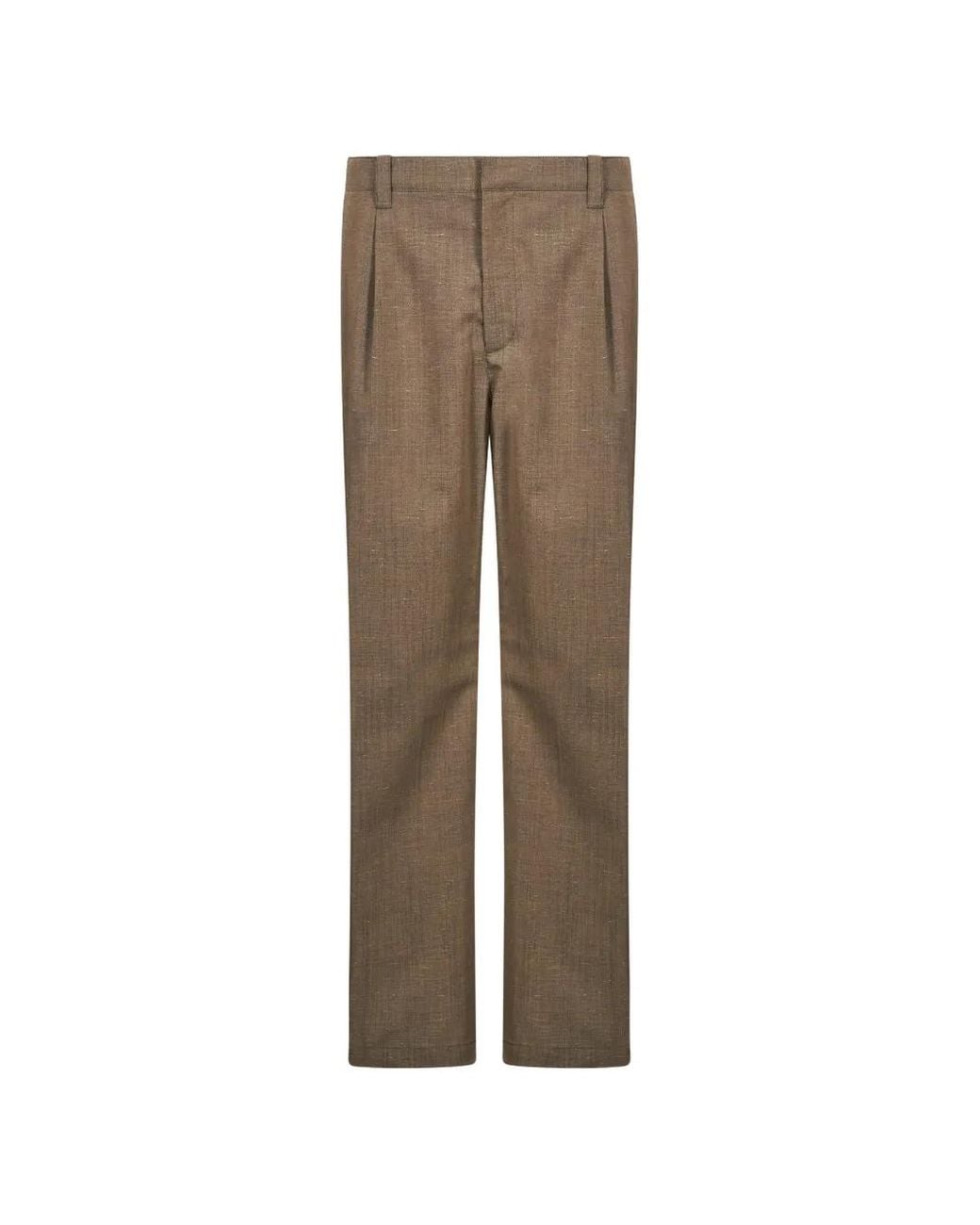 Our Legacy Natural Pantalon Plissé Still À Effet Chiné for men