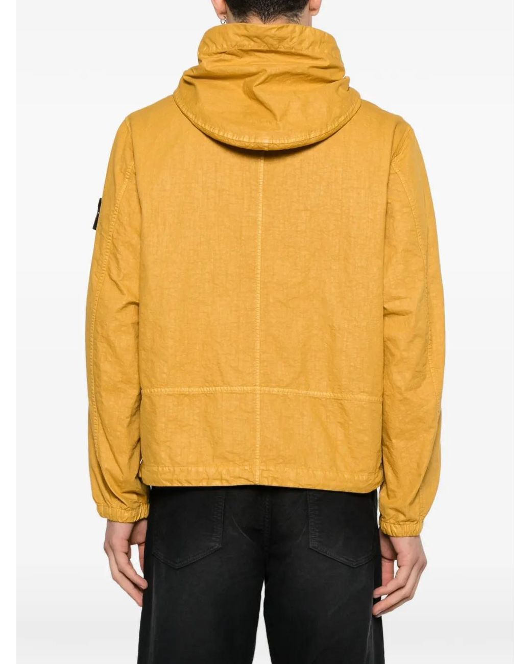 Veste Zippée À Capuche Stone Island pour homme en coloris Yellow