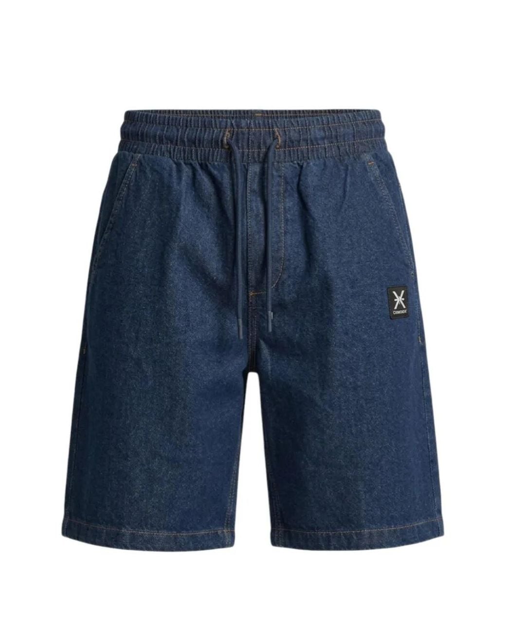 John Richmond Blue Moropo Drawstring Shorts for men