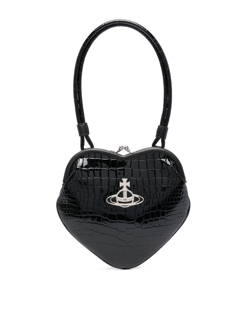 Belle Heart Frame Handbag in Black Vivienne Westwood