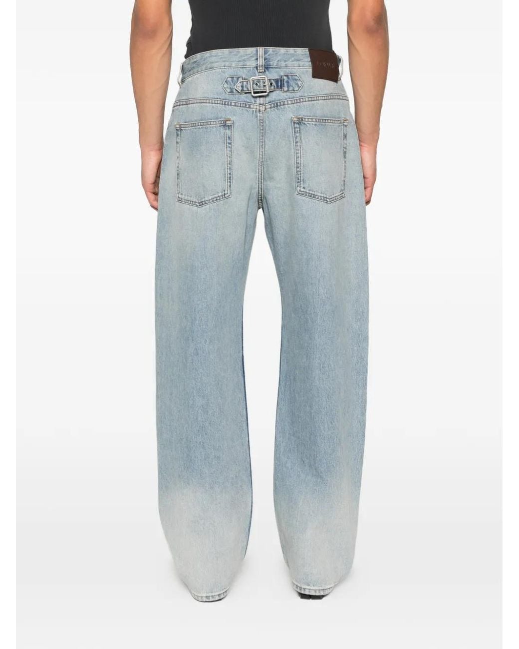 Loewe Blue Belt-Loops Jeans for men