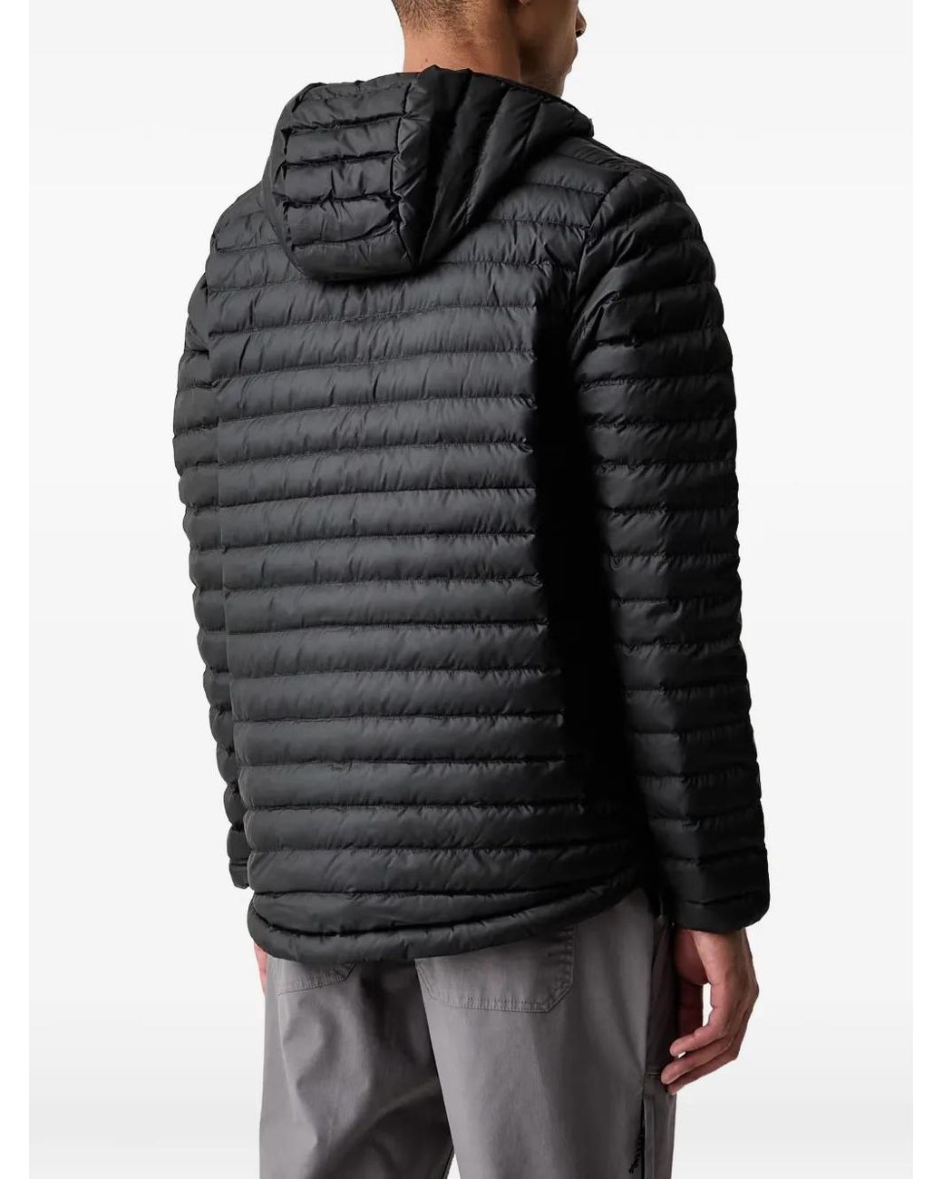 Helly Hansen Black Quilted Hooded Jacket for men