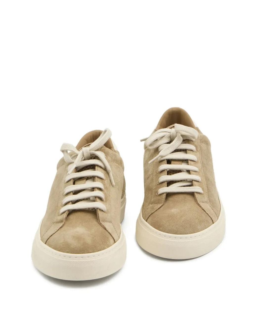 Common Projects Brown Patterned-Tongue Suede Sneakers for men