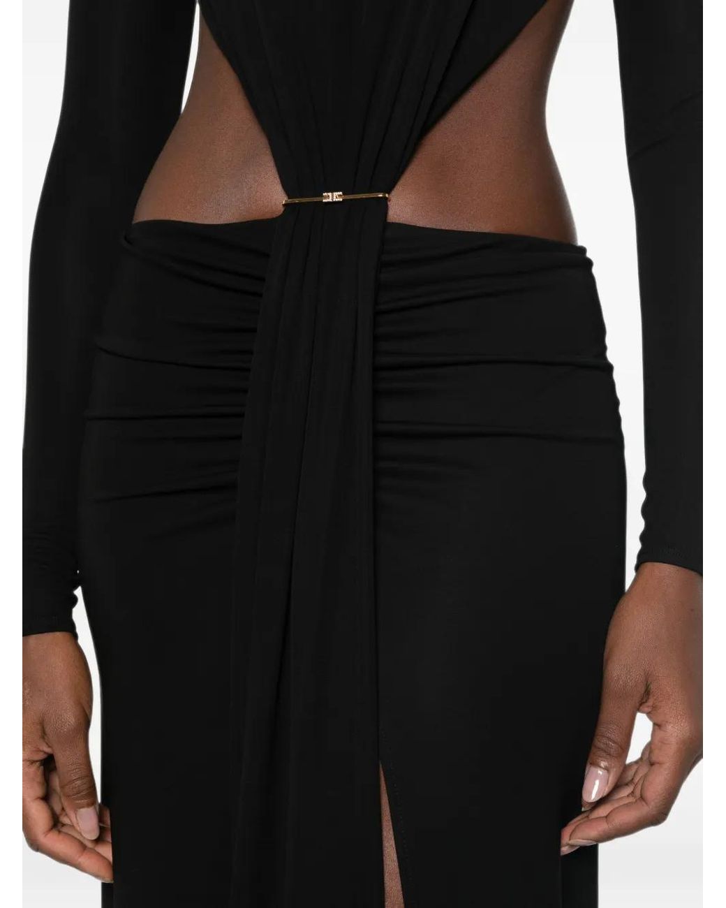 Elisabetta Franchi Black Gowns