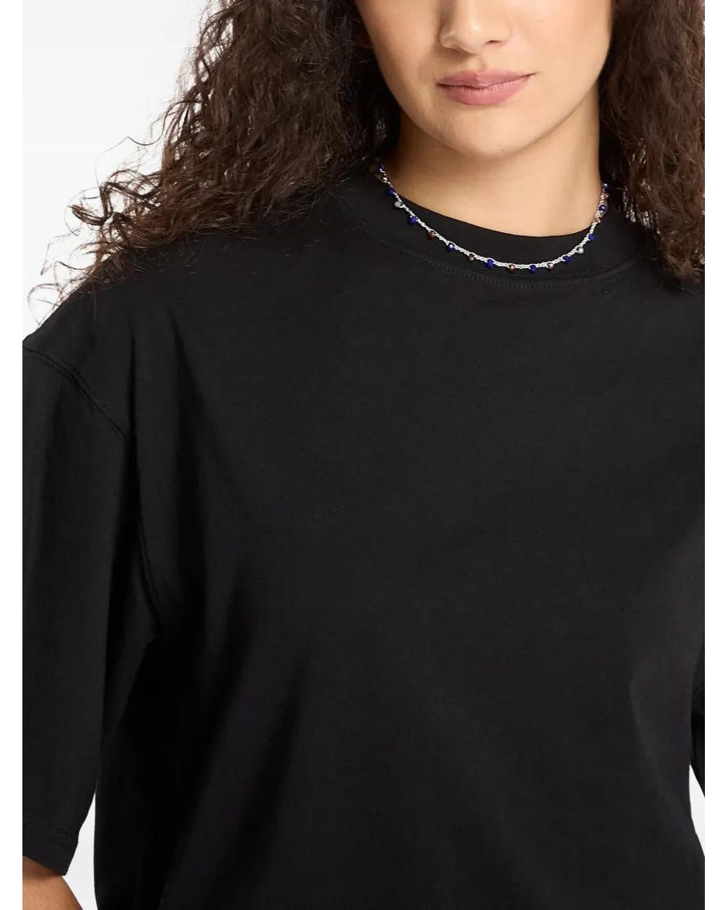 AllSaints Black Amelie Skull-Graphic T-Shirt
