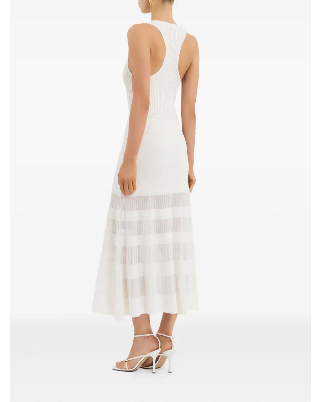 Rebecca Vallance White Reign Midi Dress
