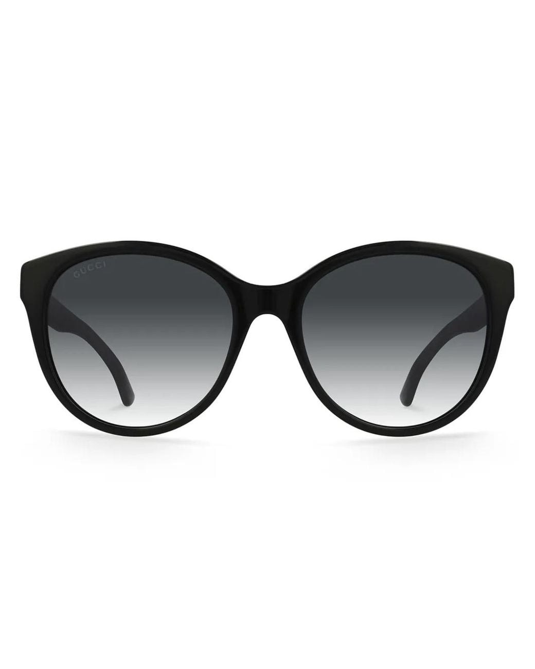 Gucci Black Round-Frame Sunglasses