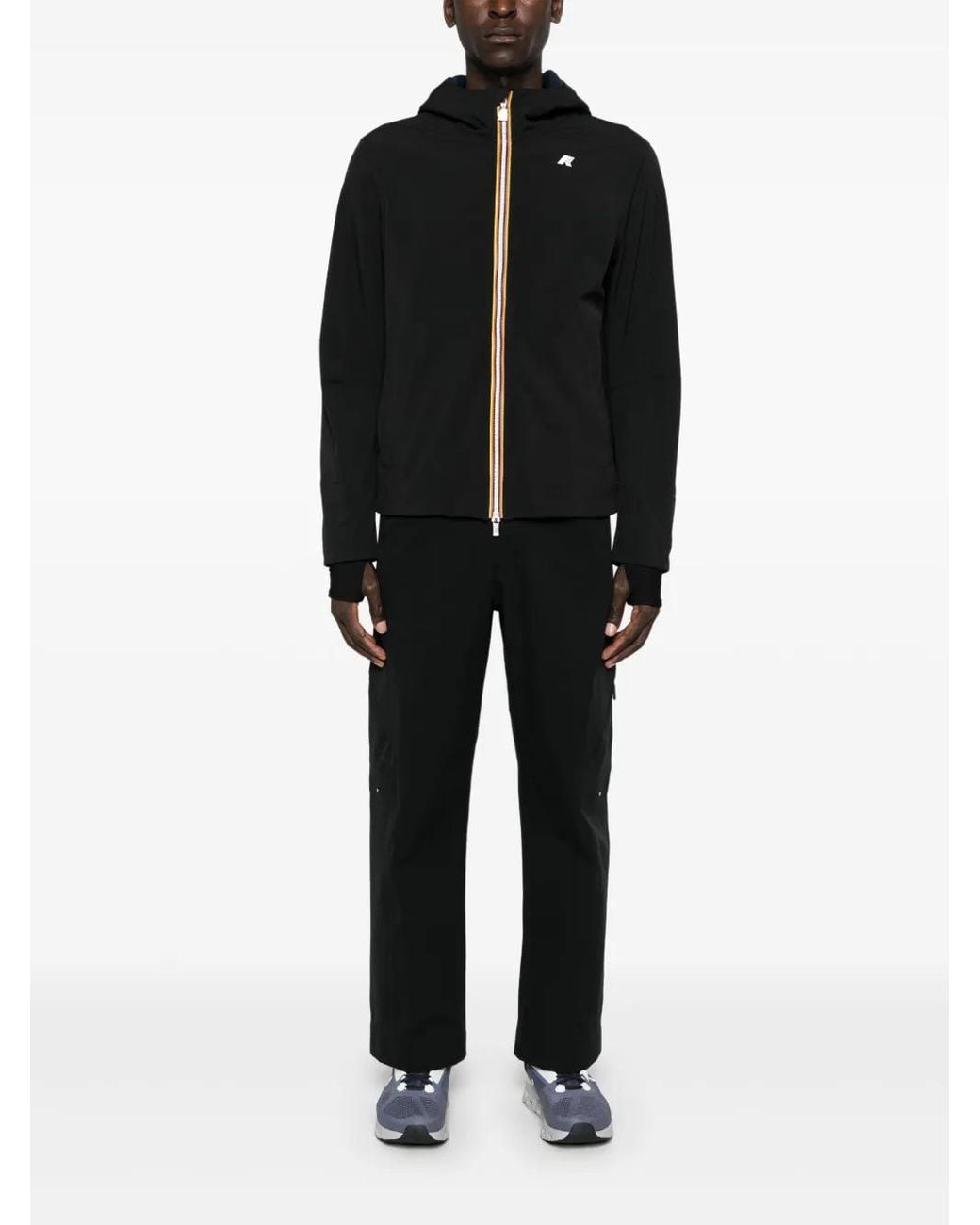 K-Way Black Jacko Bonded Jacket for men