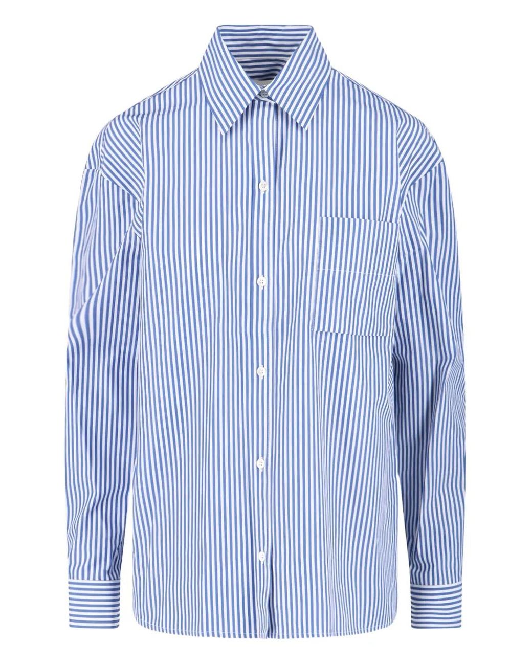 Sibel Saral Blue Striped Shirt