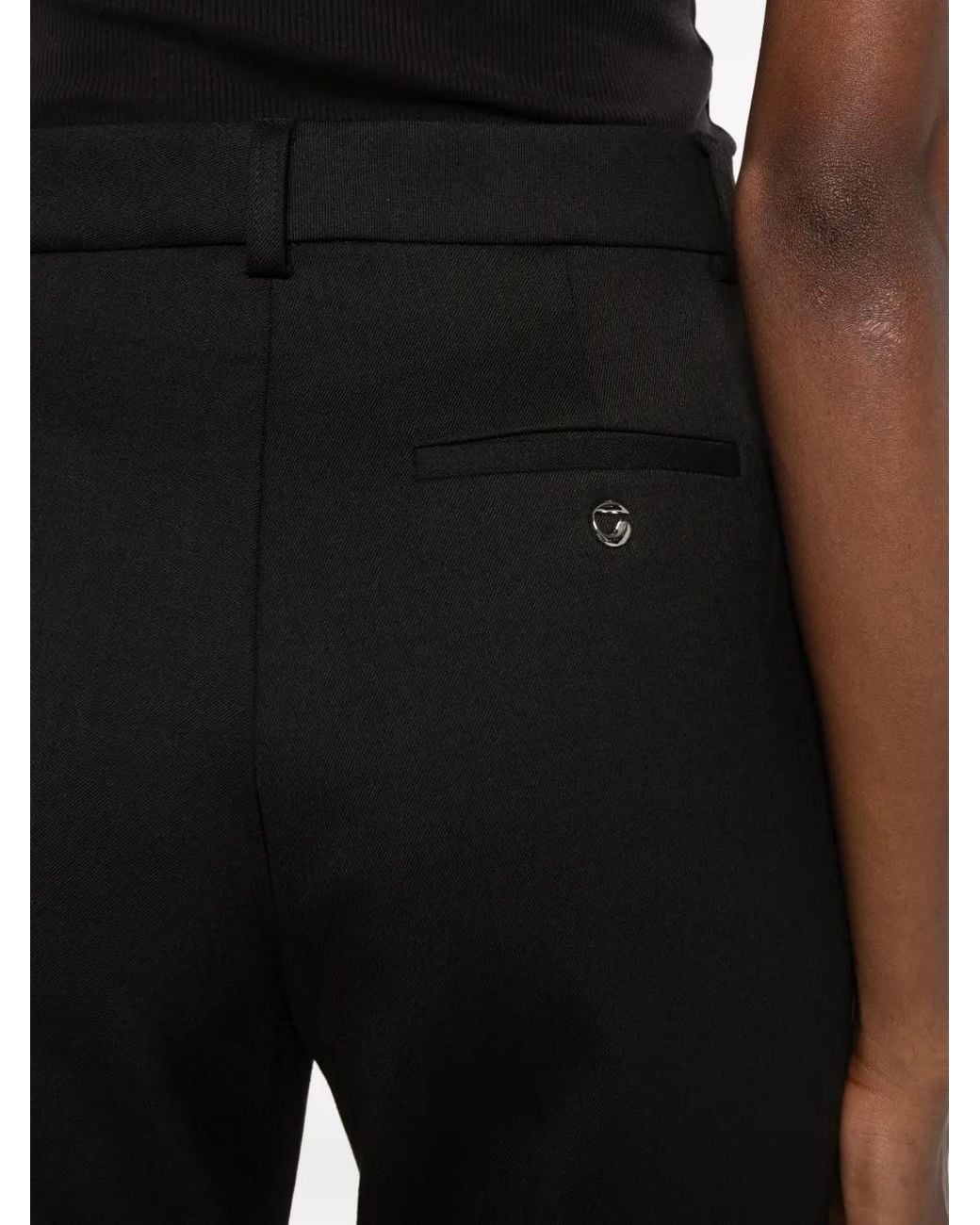 Coperni Black Logo-Plaque Trousers
