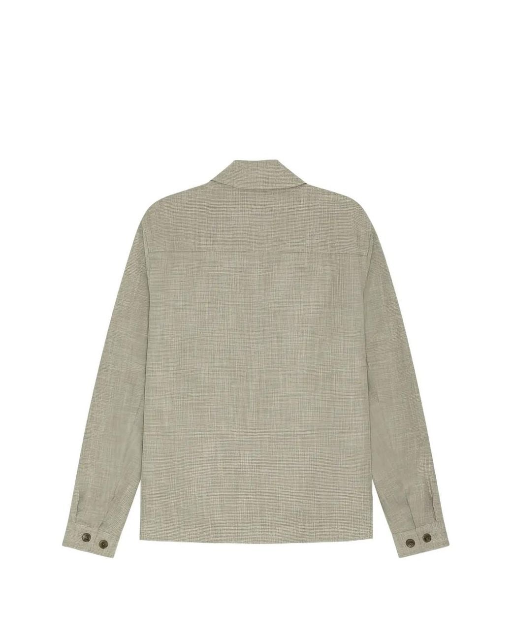 Les Deux Natural Crosshatch Melange-Woven Shirt Jacket for men