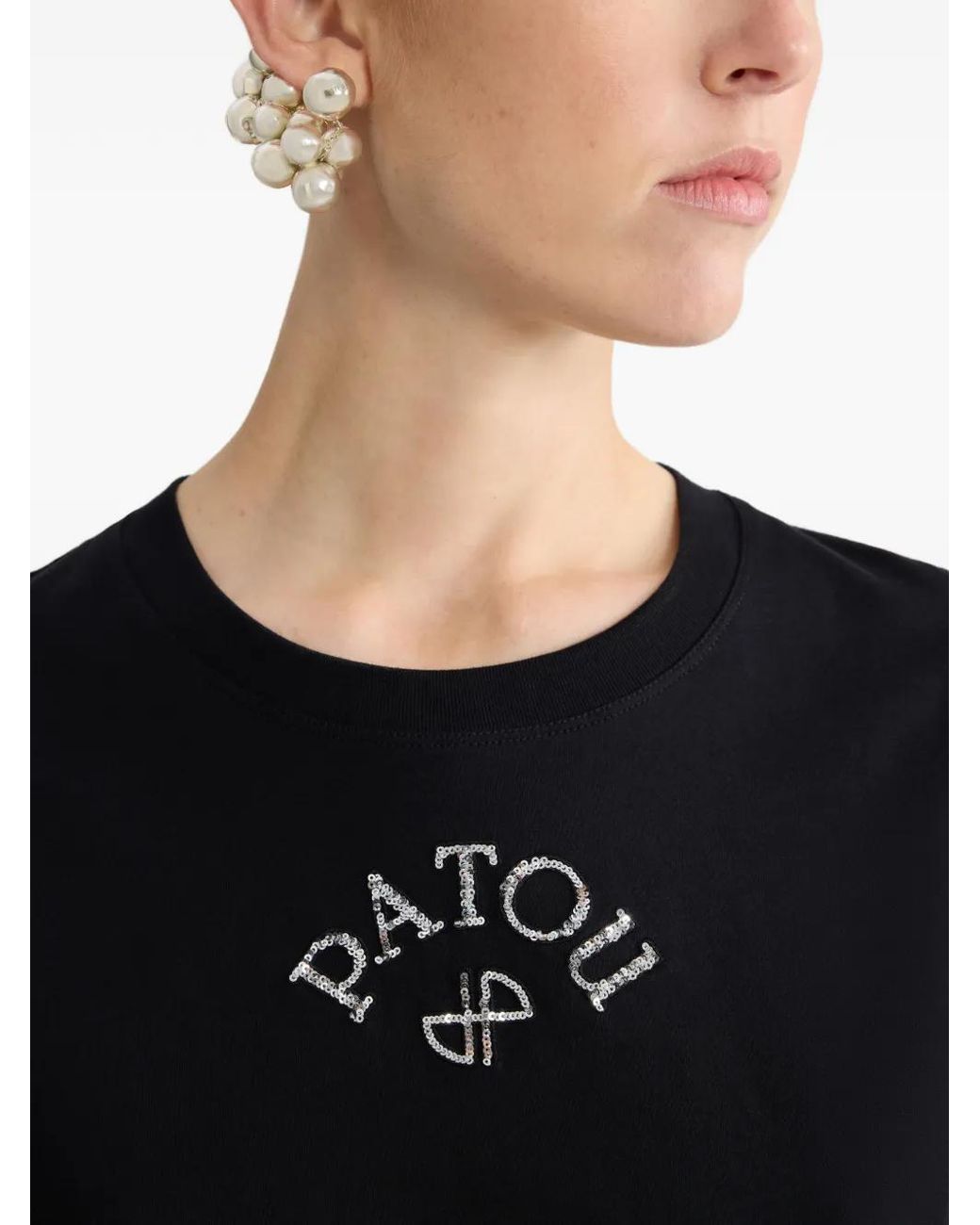 Patou Black Logo T-Shirt