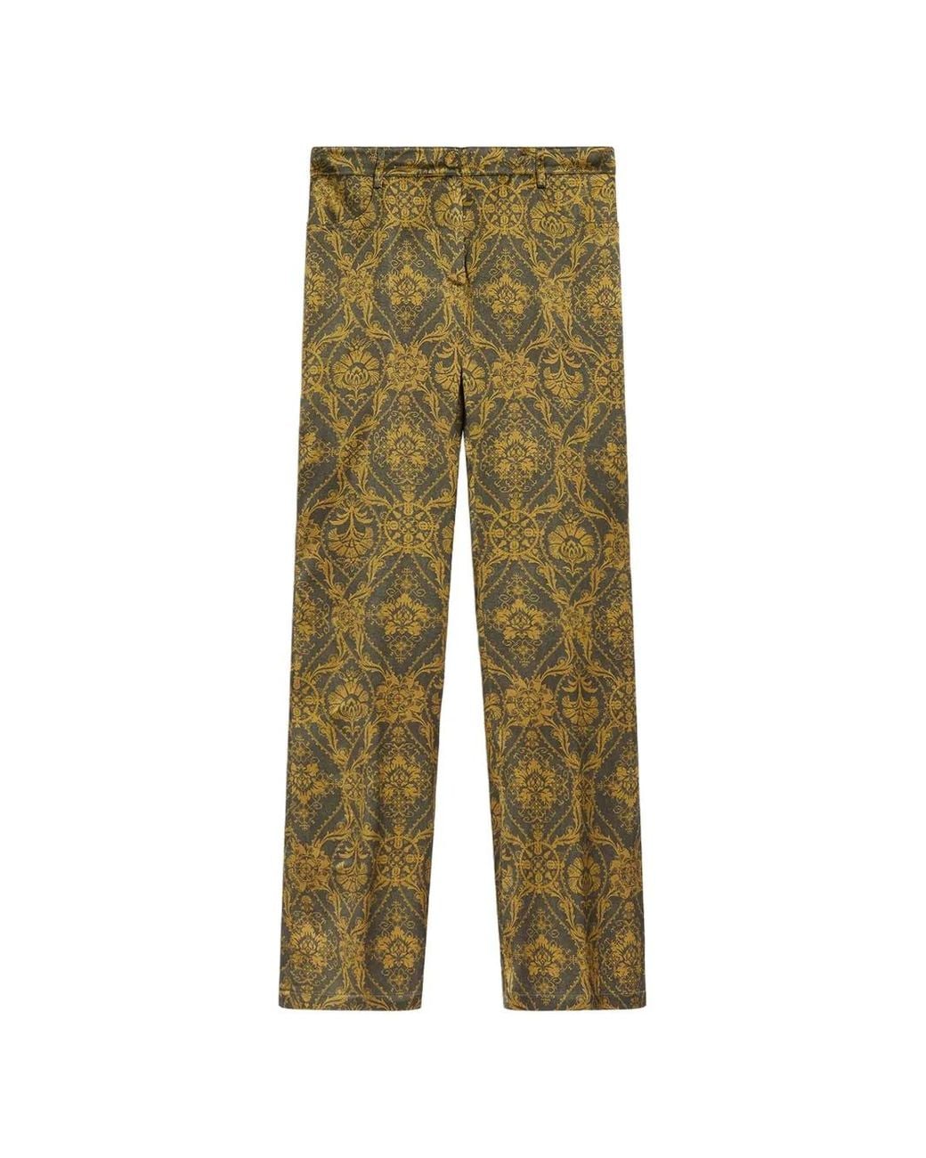 Momoní Green Odin Printed Trousers