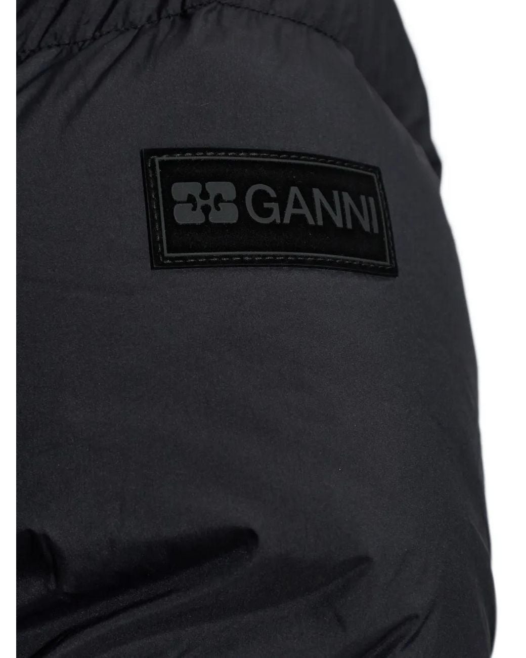 Ganni Blue Quilted Jacket