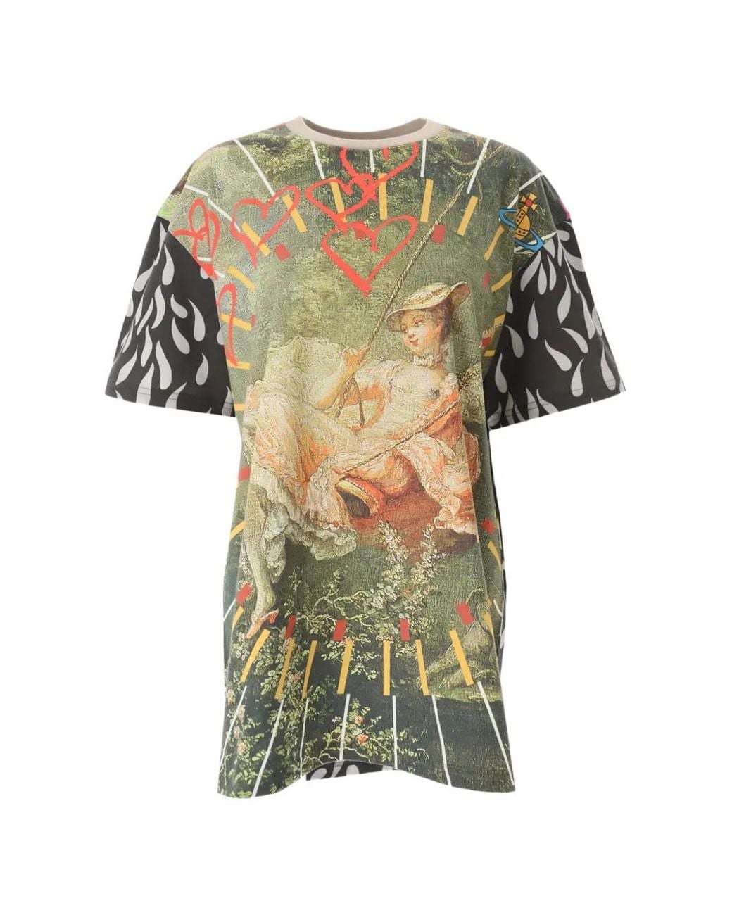 Vivienne Westwood Green Perù Graphic-Print T-Shirt
