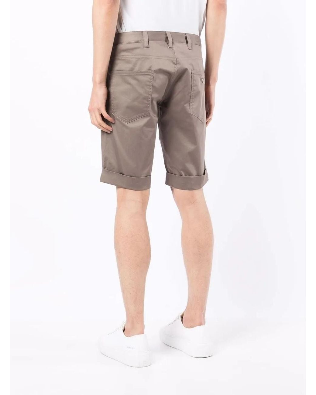 Emporio Armani Multicolor Chino Shorts for men