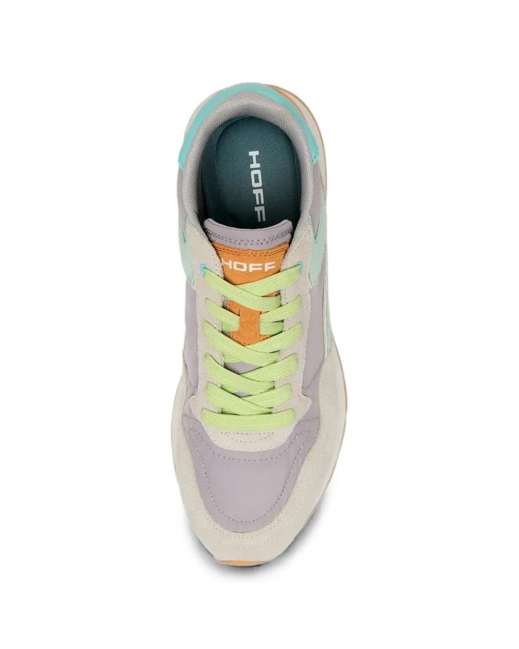 HOFF White City Dopamine Panelled Suede-Trim Sneakers