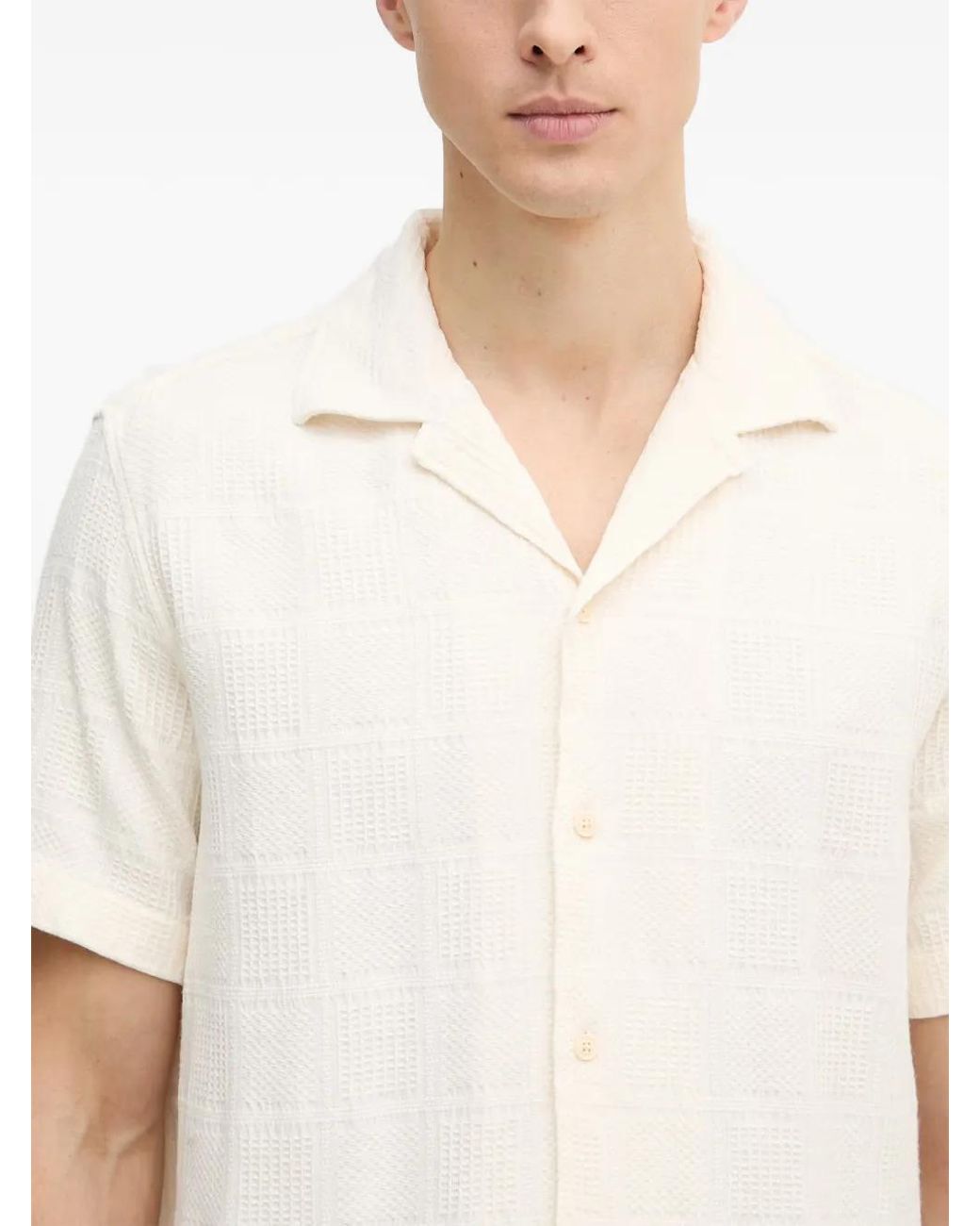 Joop! White Hanau Short-Sleeve Shirt for men