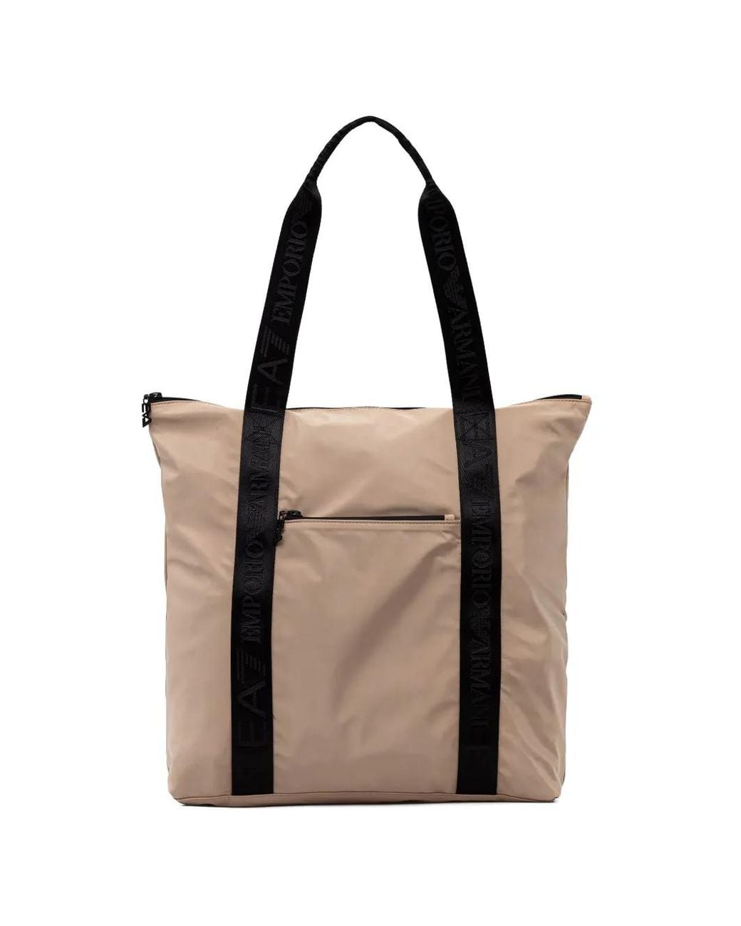 EA7 Natural Tote Bag Mit Logo