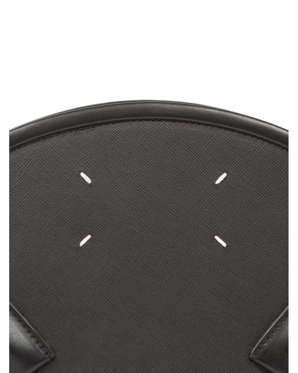 Maison Margiela Black Fortune Small Leather Handbag