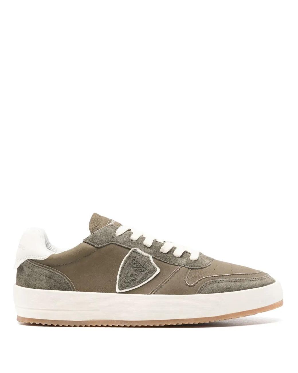 Philippe Model Nice Sneakers Met Logo-Patch in het White voor heren