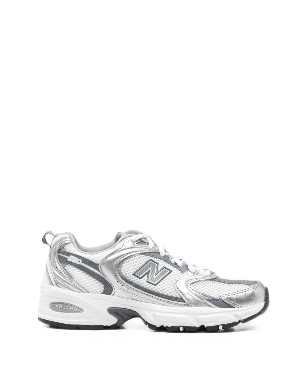 New Balance White 530 Panelled Mesh Sneakers