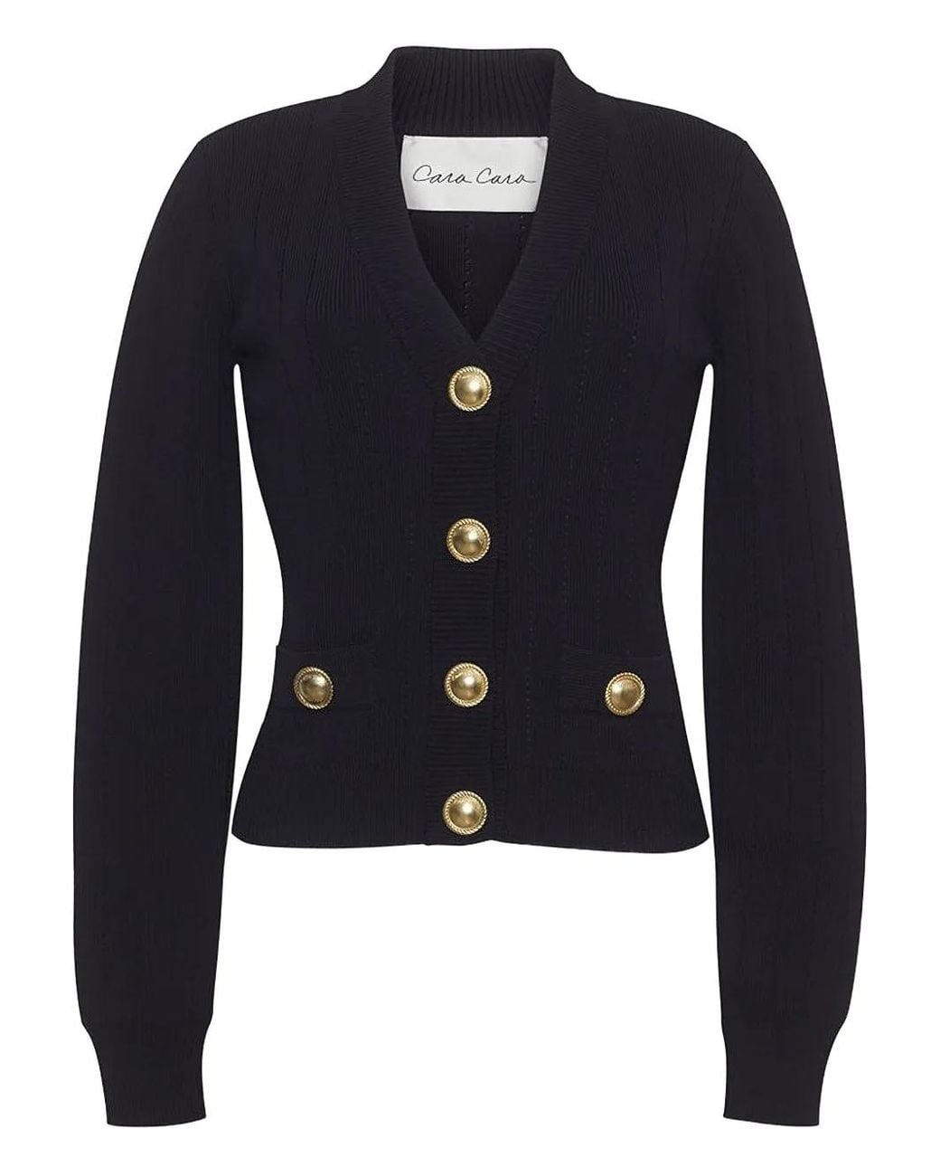 Cara Cara Blue Lavira Ribbed Cardigan
