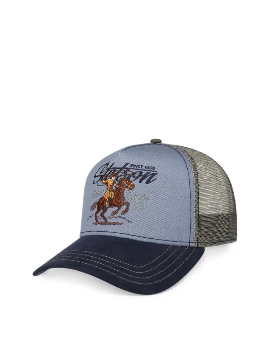 Stetson Blue Rodeo Round Up Trucker Cap