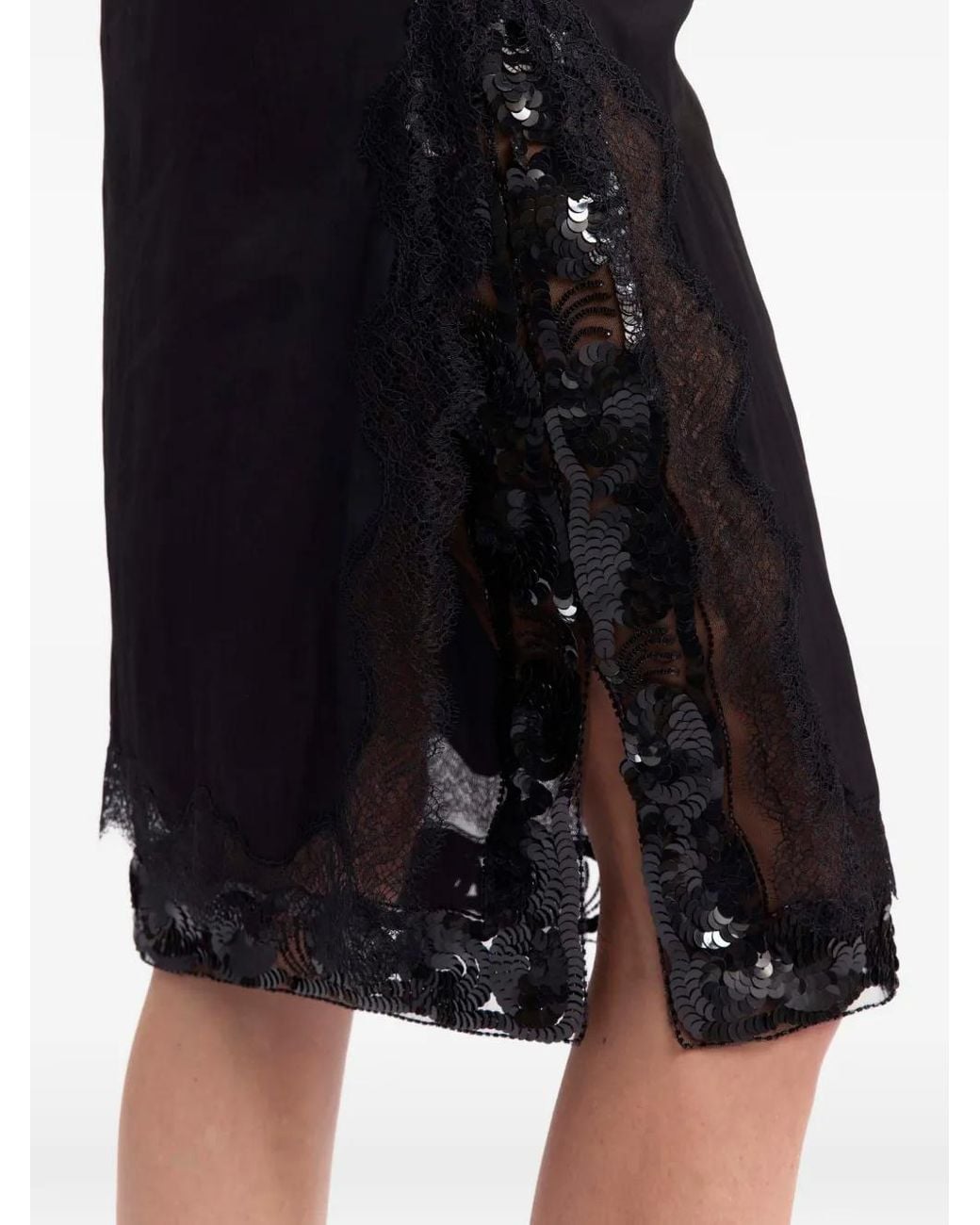 16Arlington Black Tirso Midi Skirt