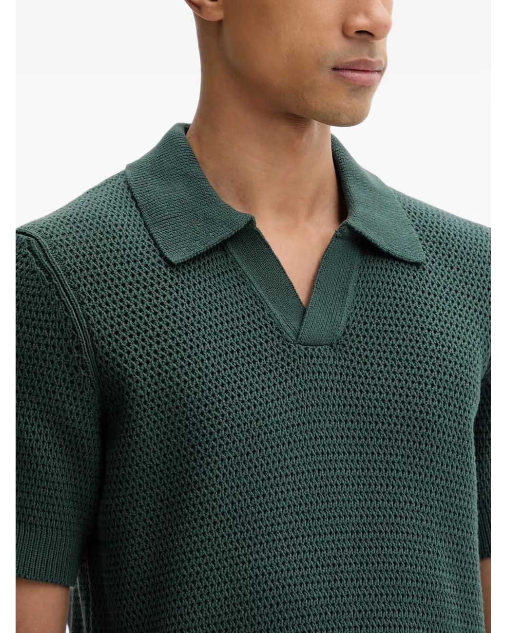 Marc O' Polo Green T-Shirt En Maille Ajourée for men