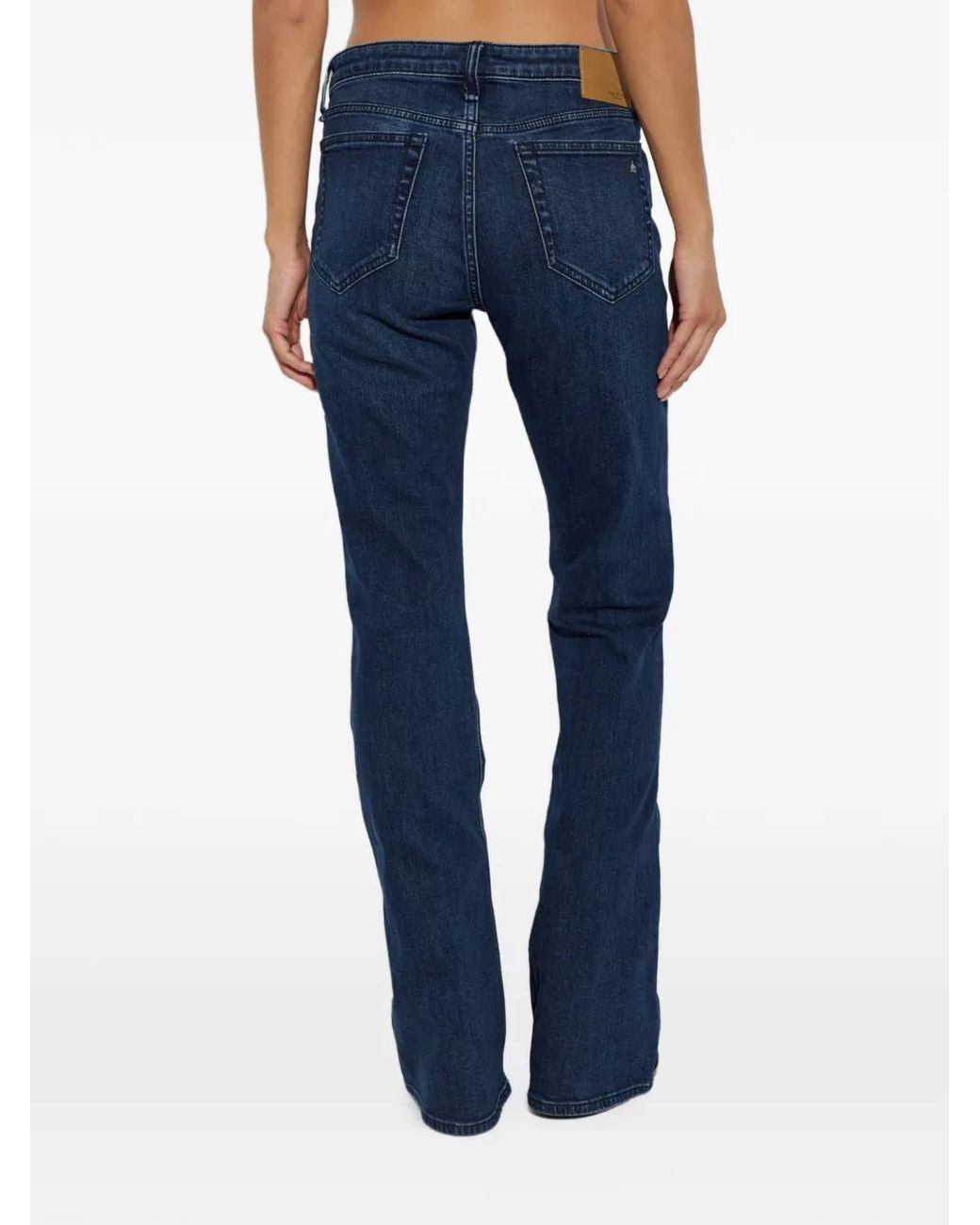 Rag & Bone Kinsley Bootcut Jeans in het Blue