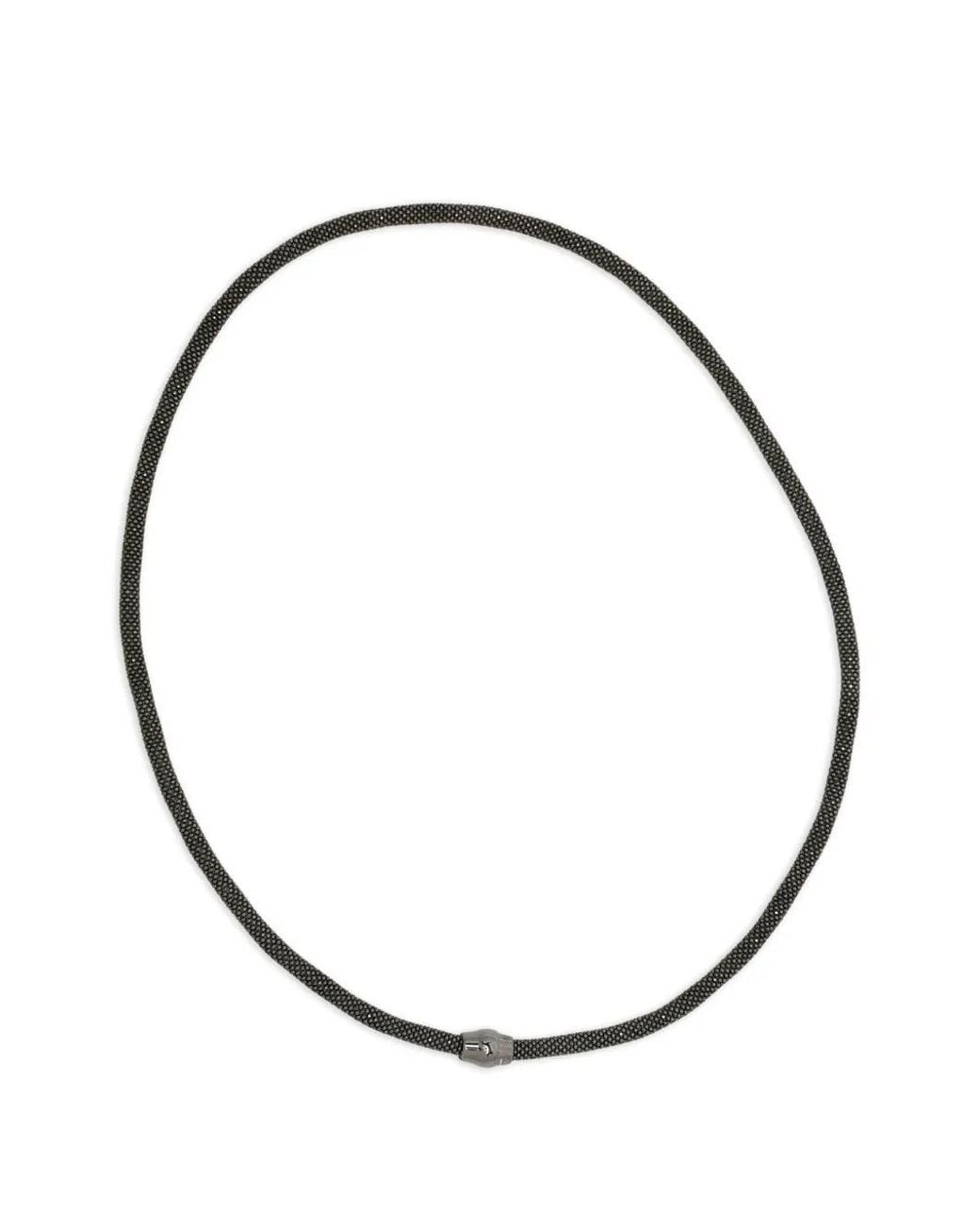 Giorgio Armani White Tubular Necklace