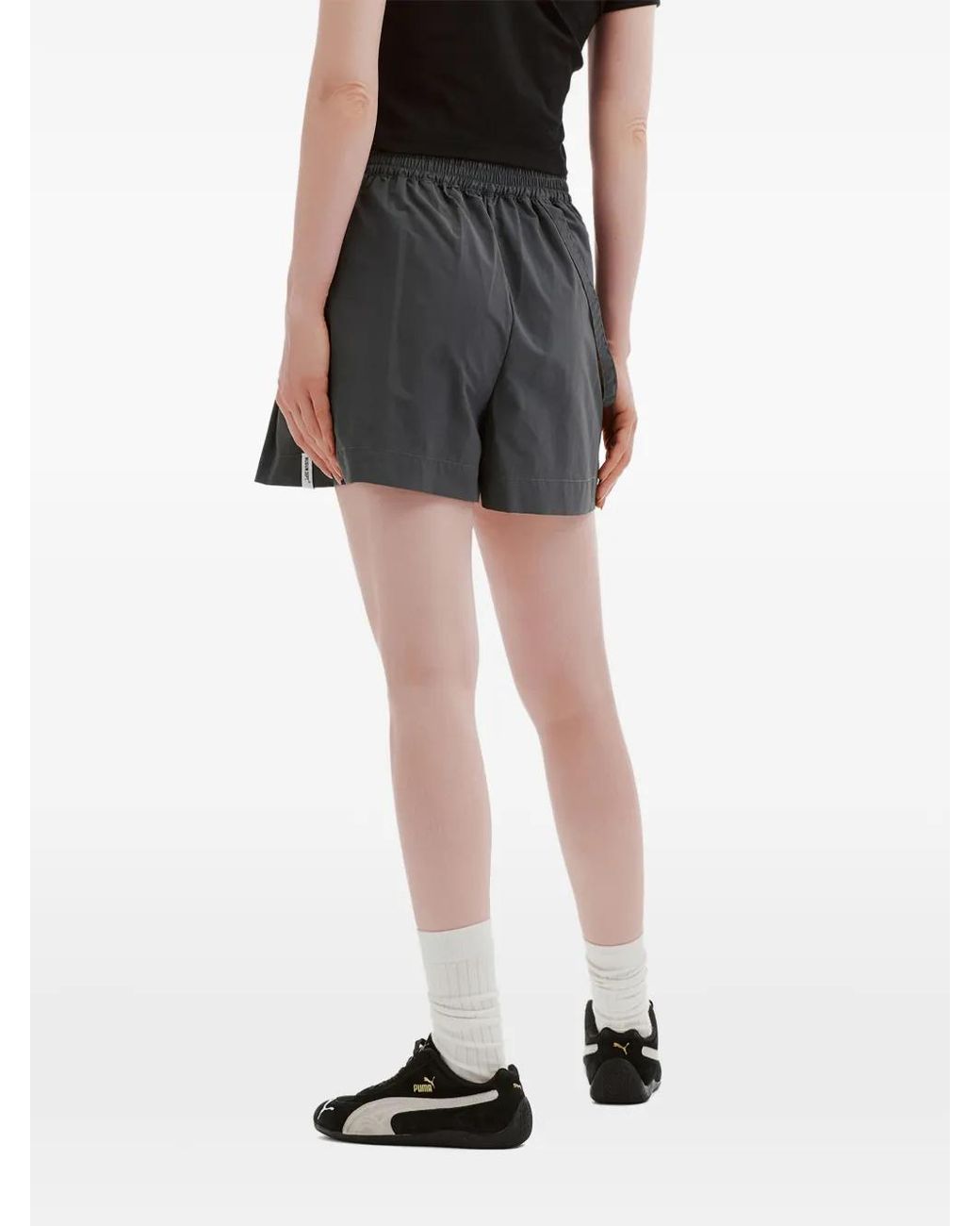 Musium Div. Gray Short À Design Plissé