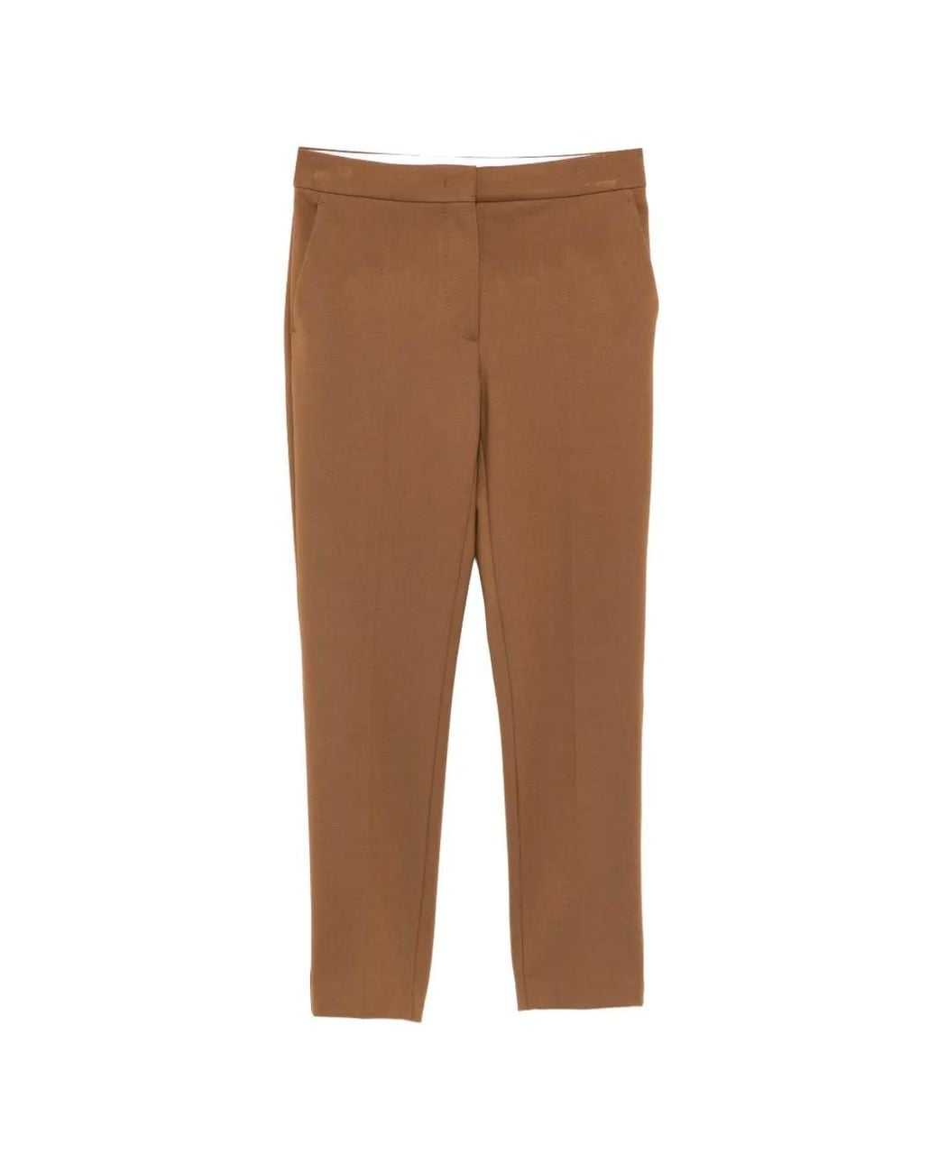 Max Mara Brown Pegno Pocket Trousers