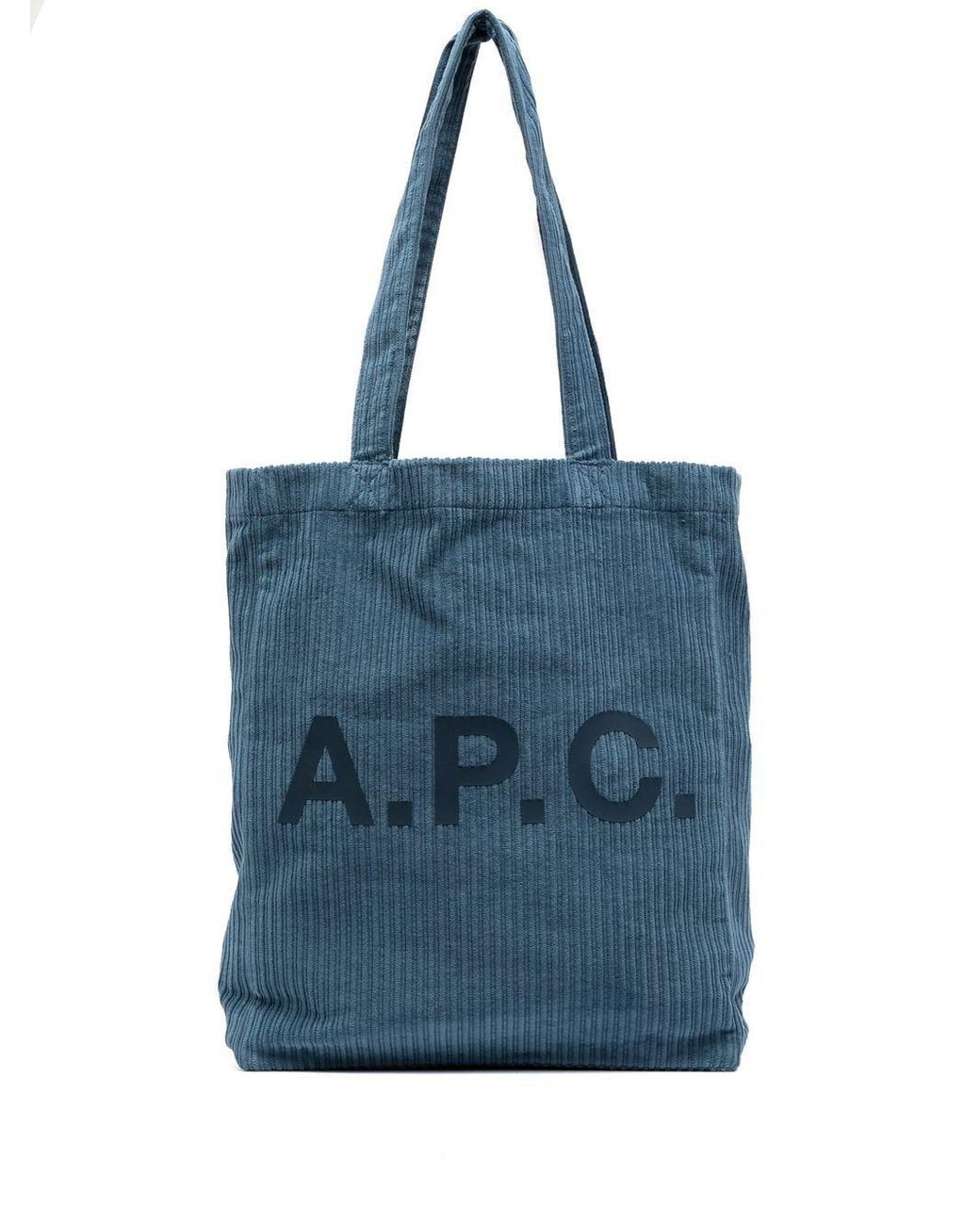 apc-blue-Logo-print-Corduroy-